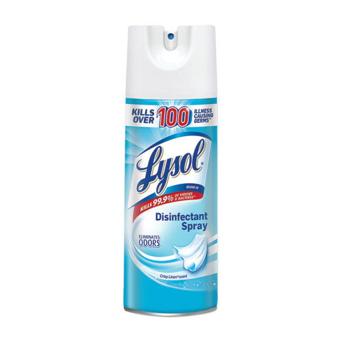 Disinfectant Spray, Crisp Linen Scent, 12.5 oz Aerosol