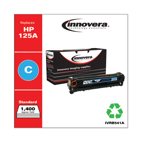 REMANUFACTURED CYAN TONER, REPLACEMENT FOR HP 125A (CB541A), 1,400 PAGE-YIELD