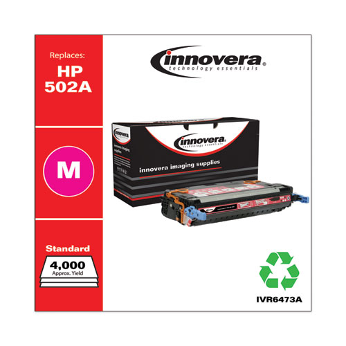 REMANUFACTURED MAGENTA TONER, REPLACEMENT FOR HP 502A (Q6473A), 4,000 PAGE-YIELD
