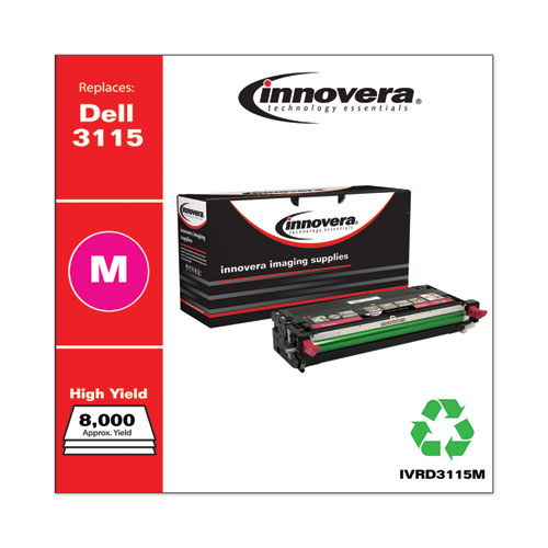 REMANUFACTURED MAGENTA HIGH-YIELD TONER, REPLACEMENT FOR DELL 3115 (310-8399), 8,000 PAGE-YIELD