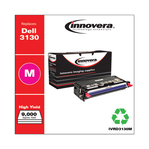 REMANUFACTURED MAGENTA HIGH-YIELD TONER, REPLACEMENT FOR DELL 3130 (330-1200), 9,000 PAGE-YIELD
