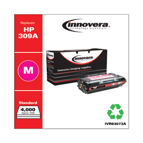 REMANUFACTURED MAGENTA TONER, REPLACEMENT FOR HP 309A (Q2673A), 4,000 PAGE-YIELD