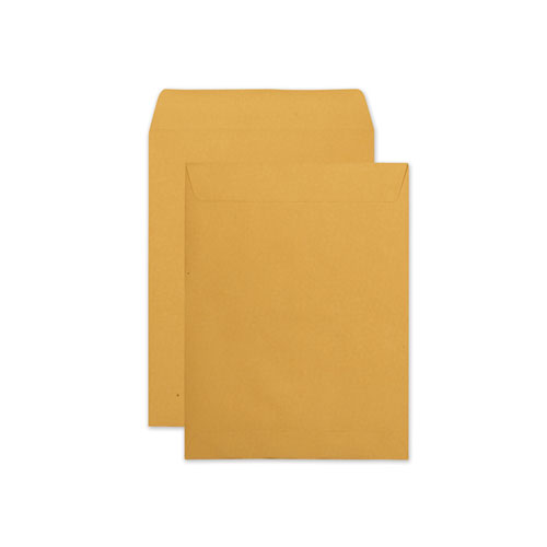 Image of Quality Park™ Redi-Seal Catalog Envelope, #12 1/2, Cheese Blade Flap, Redi-Seal Adhesive Closure, 9.5 X 12.5, Brown Kraft, 250/Box