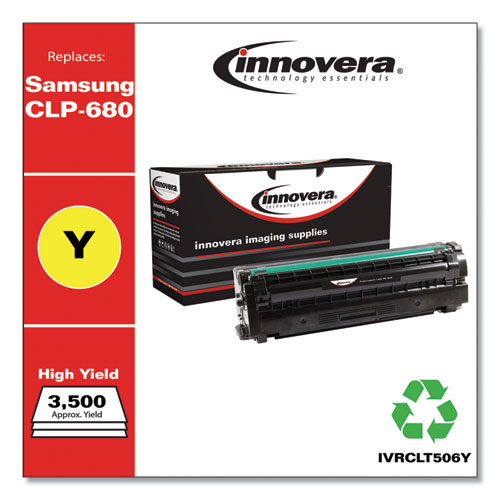 REMANUFACTURED YELLOW HIGH-YIELD TONER, REPLACEMENT FOR SAMSUNG CLT-506 (CLT-Y506L), 3,500 PAGE-YIELD