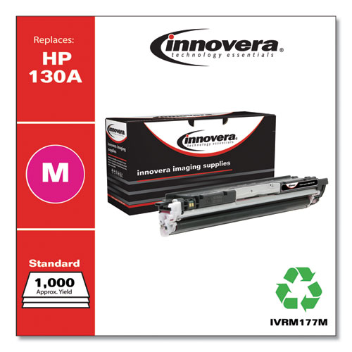 REMANUFACTURED MAGENTA TONER, REPLACEMENT FOR HP 130A (CF353A), 1,000 PAGE-YIELD