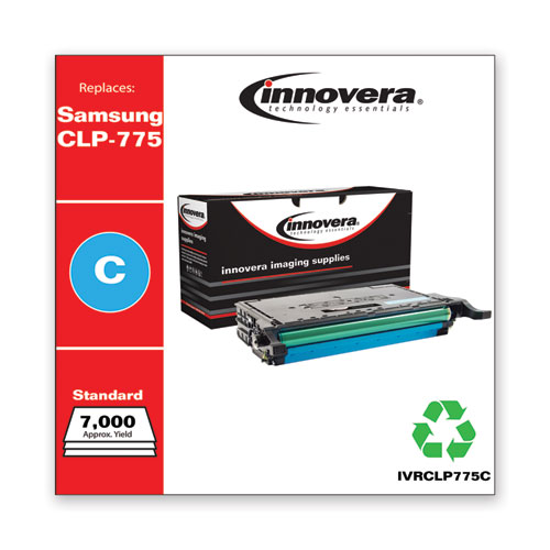 REMANUFACTURED CYAN TONER, REPLACEMENT FOR SAMSUNG CLP-775 (CLT-C609S), 7,000 PAGE-YIELD