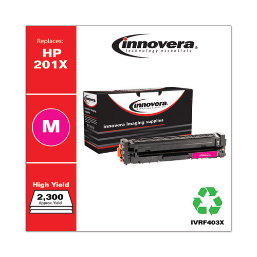 REMANUFACTURED MAGENTA HIGH-YIELD TONER, REPLACEMENT FOR HP 201X (CF403X), 2,300 PAGE-YIELD