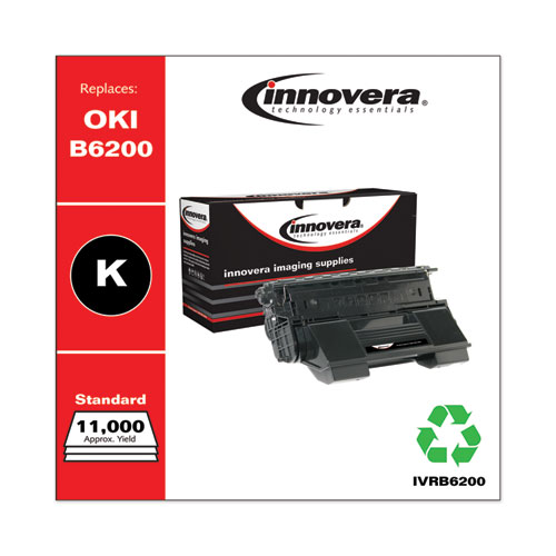 REMANUFACTURED BLACK TONER, REPLACEMENT FOR OKI B6200 (52114501), 11,000 PAGE-YIELD