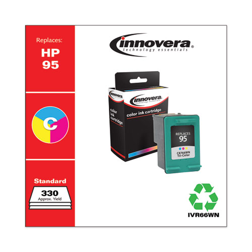 REMANUFACTURED TRI-COLOR INK, REPLACEMENT FOR HP 95 (C8766WN), 330 PAGE-YIELD