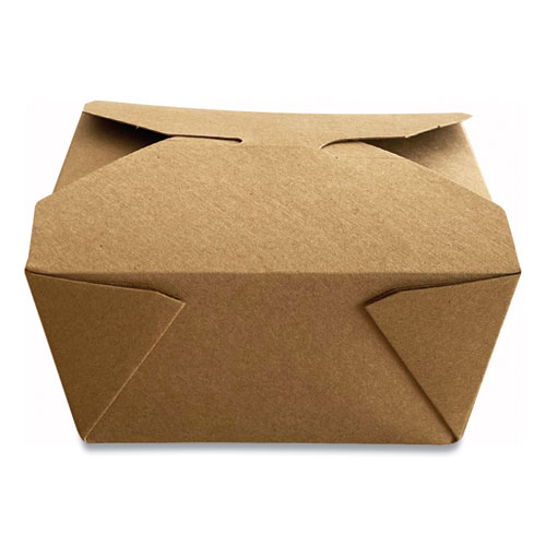 TAKEOUT CONTAINERS, 4.37 X 3.5 X 2.52, KRAFT, 450/CARTON