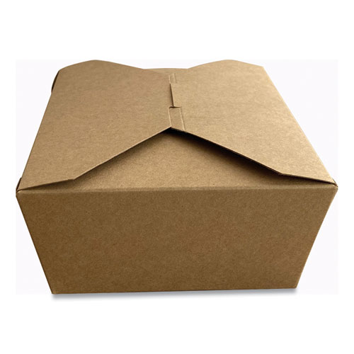 TAKEOUT CONTAINERS, 5.98 X 4.72 X 2.51, KRAFT, 300/CARTON