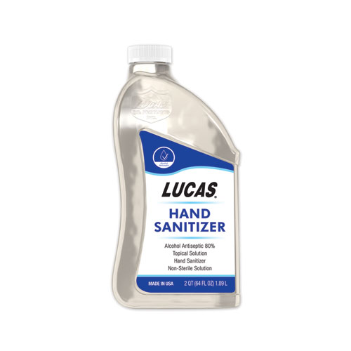 Liquid Hand Sanitizer, 0.5 gal Bottle, Unscented, 6/Carton