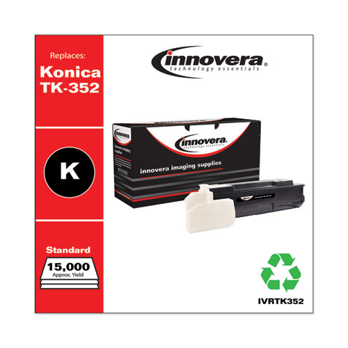REMANUFACTURED BLACK TONER, REPLACEMENT FOR KYOCERA TK-352, 15,000 PAGE-YIELD
