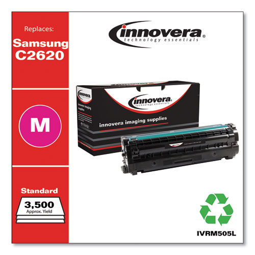 REMANUFACTURED MAGENTA HIGH-YIELD TONER, REPLACEMENT FOR SAMSUNG CLT-M505L (SU304A), 3,500 PAGE-YIELD