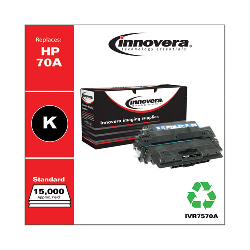 REMANUFACTURED BLACK TONER, REPLACEMENT FOR HP 70A (Q7570A), 15,000 PAGE-YIELD