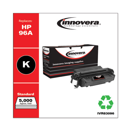 REMANUFACTURED BLACK TONER, REPLACEMENT FOR HP 96A (C4096A), 5,000 PAGE-YIELD