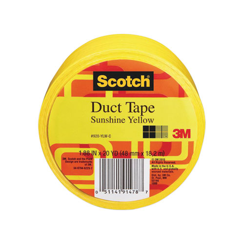 Image of Duct Tape, 1.88" x 20 yds, Sunshine Yellow