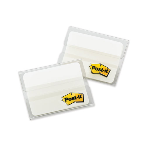 Image of Solid Color Tabs, 1/5-Cut, White, 2" Wide, 24/Pack