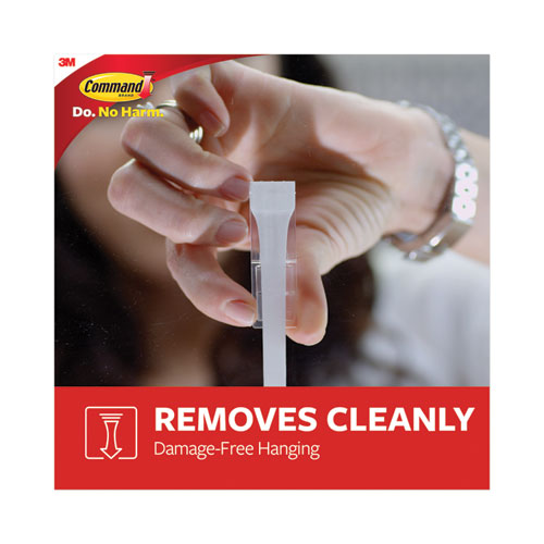 Image of Refill Strips, Removable, Holds up to 5 lbs, 0.75  x 3.65, White, 6/Pack