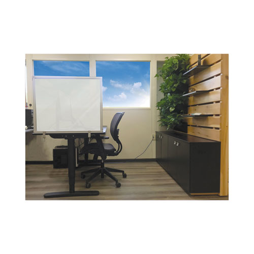 Desktop Acrylic Protection Screen, 59 x 1 x 24, Frosted