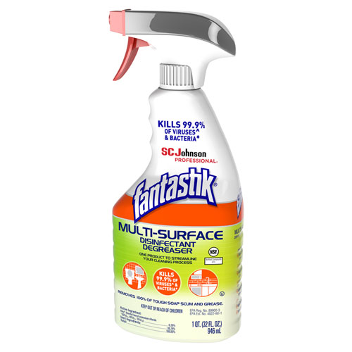 Multi-Surface Disinfectant Degreaser, Herbal, 32 oz Spray Bottle, 8/Carton
