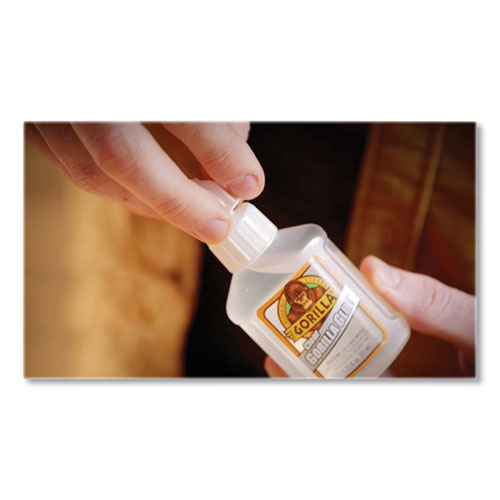 Image of Clear Gorilla Glue, 1.75 oz, Dries Clear, 4/Carton