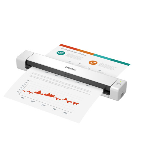 Image of DS-640 Compact Mobile Document Scanner, 600 dpi Optical Resolution, 1-Sheet Auto Document Feeder