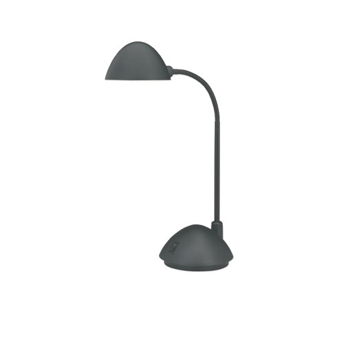 LED Task Lamp, 5.38w x 9.88d x 17h, Black