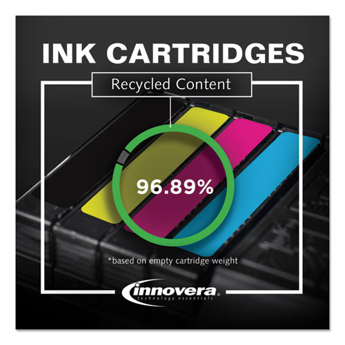 Image of Innovera® Remanufactured Black Ink, Replacement For 02 (C8721Wn), 660 Page-Yield