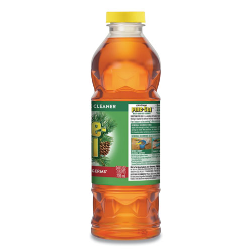 Image of Multi-Surface Cleaner, Pine Disinfectant, 24oz Bottle, 12 Bottles/Carton