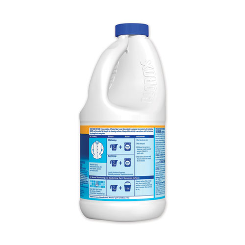 Image of Clorox® Regular Bleach With Cloromax Technology, 43 Oz Bottle, 6/Carton