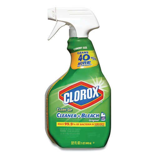 Clorox® Clean-Up Cleaner + Bleach, Original, 32 oz Spray Bottle, 9/Carton
