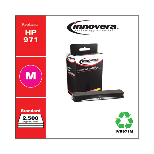 REMANUFACTURED MAGENTA INK, REPLACEMENT FOR HP 971 (CN623AM), 2,500 PAGE-YIELD