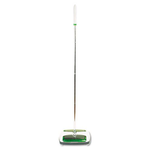 Quick Floor Sweeper, 42" Aluminum Handle, White/Gray/Green