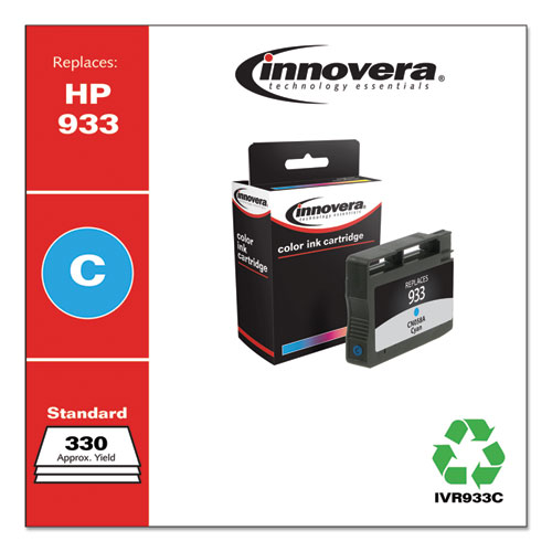 REMANUFACTURED CYAN INK, REPLACEMENT FOR HP 933 (CN058A), 330 PAGE-YIELD