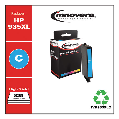 REMANUFACTURED CYAN HIGH-YIELD INK, REPLACEMENT FOR HP 935XL (C2P24AN), 825 PAGE-YIELD