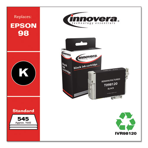 REMANUFACTURED BLACK INK, REPLACEMENT FOR EPSON 98 (T098120), 450 PAGE-YIELD