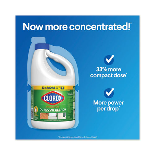 Image of Clorox® Outdoor Bleach, 81 Oz Bottle, 6/Carton