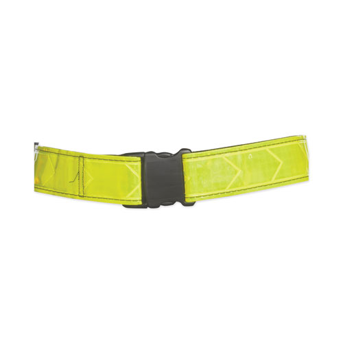 8465016199909, SKILCRAFT Safety Reflective Belt, 31 to 55, Lime/Yellow