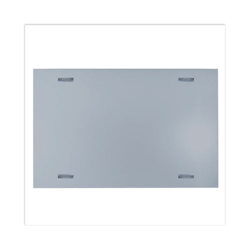 Image of Universal® Frameless Magnetic Glass Marker Board, 72 X 48, White Surface