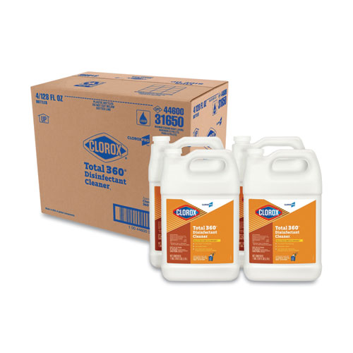 Clorox® Total 360 Disinfectant Cleaner, 128 oz Bottle, 4/Carton