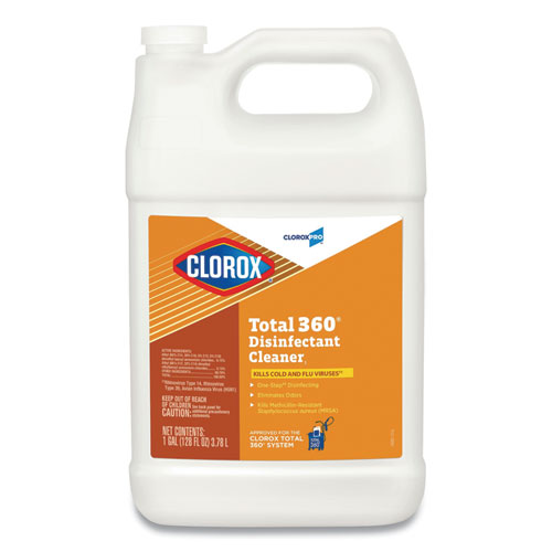 Image of Clorox® Total 360 Disinfectant Cleaner, 128 Oz Bottle, 4/Carton
