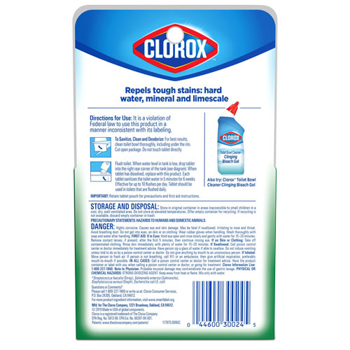 Automatic Toilet Bowl Cleaner, 3.5 oz Tablet, 2/Pack
