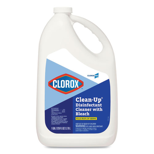 Image of Clorox Pro Clorox Clean-up, Fresh Scent, 128 oz Refill Bottle, 4/Carton