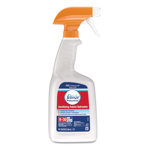 Image of Febreze® Professional Sanitizing Fabric Refresher, Light Scent, 32 Oz Spray Bottle