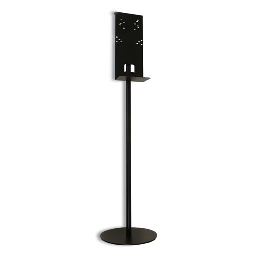 Image of Vulcan Hand Sanitizer Stand, 12" Dia X 48" H, Black
