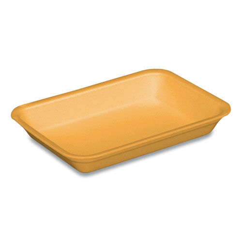 Supermarket Tray, #4D, 8.63 x 6.56 x 1.27, Yellow, 400/Carton
