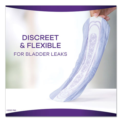 Image of Discreet Sensitive Bladder Protection Pads, Heavy Absorbency, Long, 39/Pack, 3 Packs/Carton