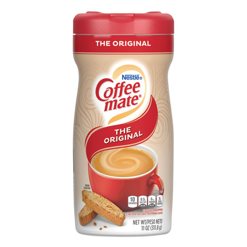 Image of Coffee Mate® Non-Dairy Powdered Creamer, Original, 11 Oz Canister, 12/Carton