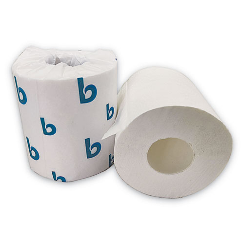 Two-Ply Toliet Tissue, Septic Safe, White, 500 Sheets Roll, 96 Rolls/Carton